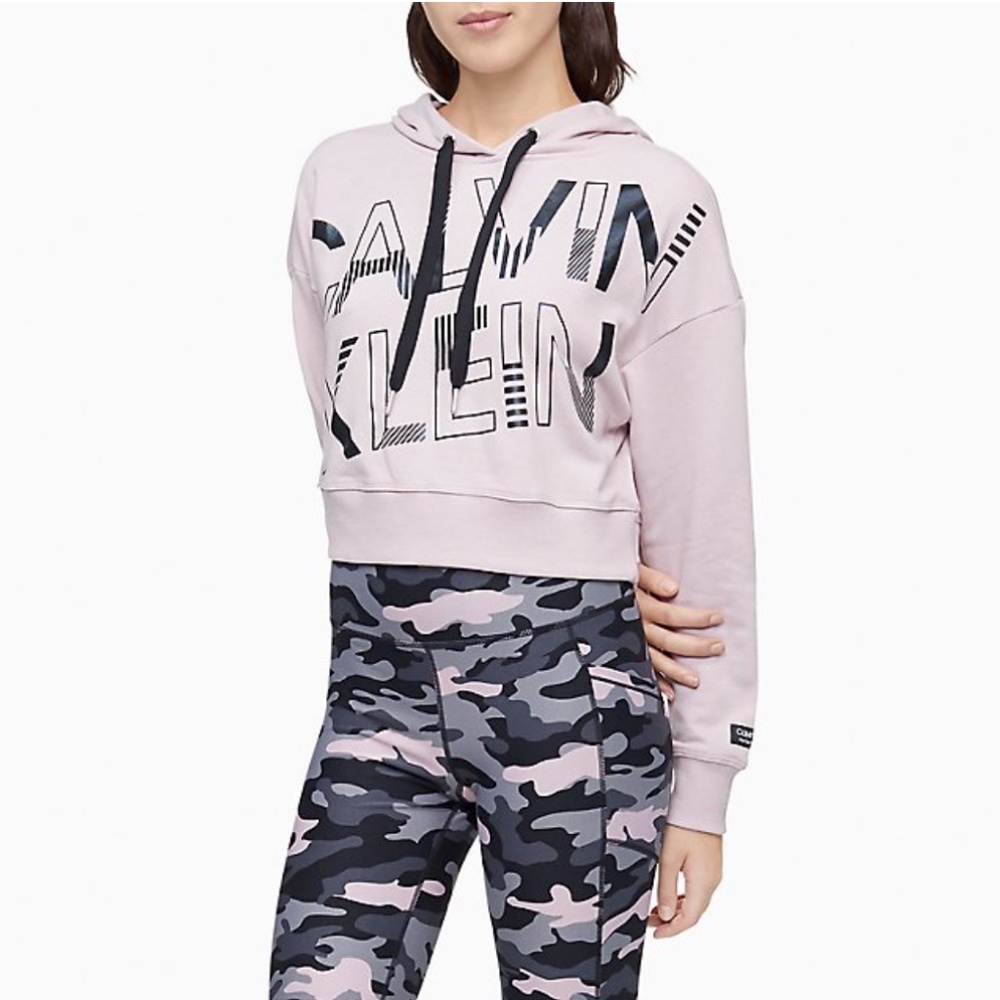 CALVIN KLEIN CROPPED SWEATSHIRT